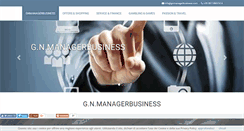 Desktop Screenshot of gnmanagerbusiness.com